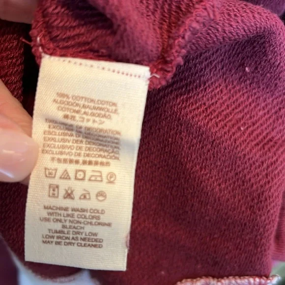 Free People Mantauk Colorblock Cropped Sweatshirt - Picture 9 of 9